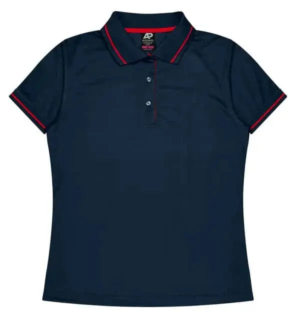 Aussie Pacific Cottesloe Lady Polo Shirt 2319 Aussie Pacific NAVY/RED 6